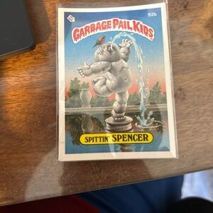 Topps Garbage Pail Kids Spittin' Spencer Card #92b OS3